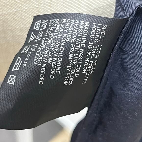 Vintage 90s Nautica Mens XXL Sailing Windbreaker Raincoat NS-83 Hooded Blue - Picture 15 of 16